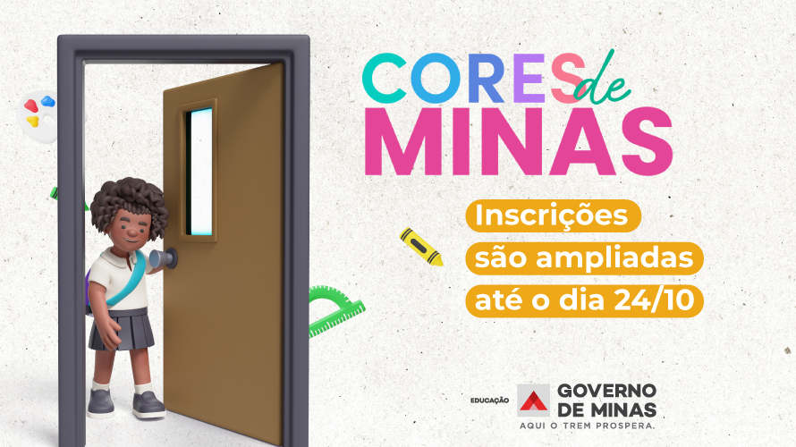 Inscrições para o Cores de Minas são ampliadas até o dia 24/10