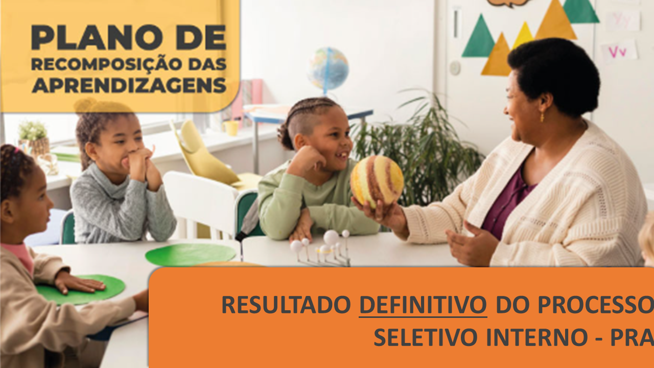 Resultado Definitivo Dos Classificados – Processo Seletivo Interno PRA