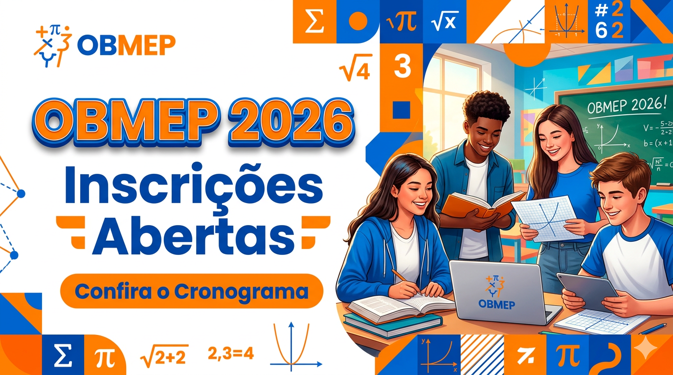 As inscrições para a OBMEP 2026 estão abertas!