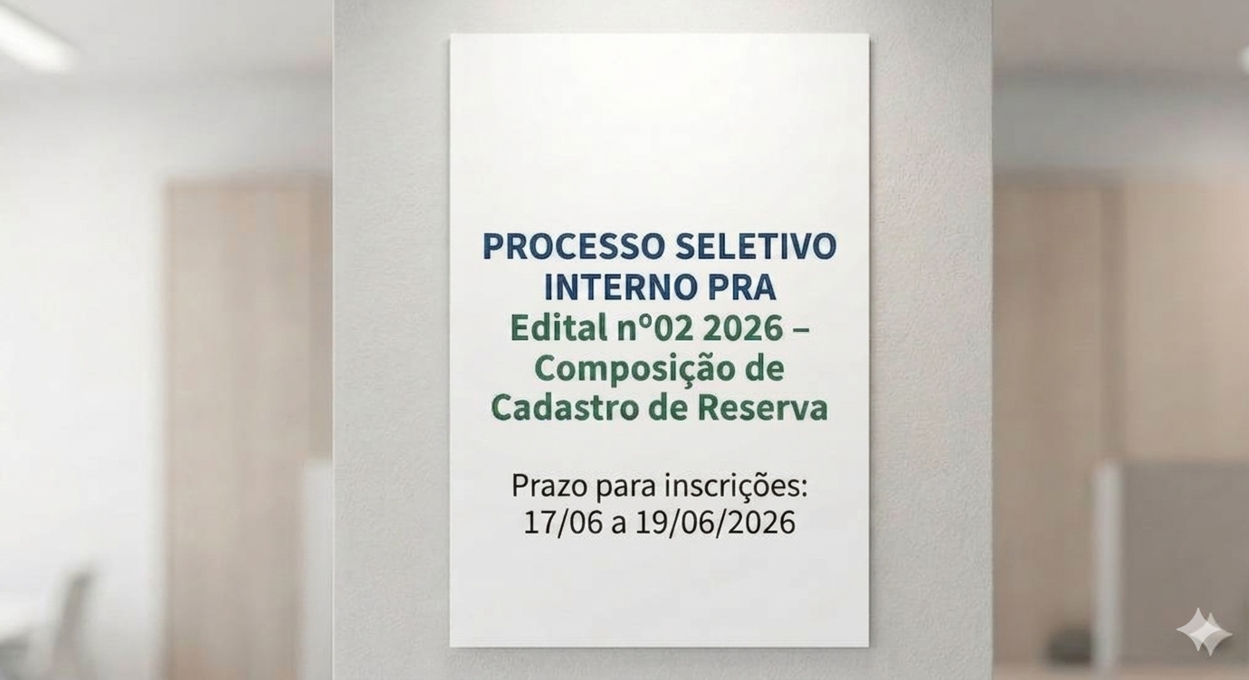 Processo Seletivo Interno PRA – Patrocínio – Edital nº02/2026